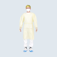 Rhycomme AAMI PB70 Level 2 SMS Disposable Medical Yellow Isolation Gown 